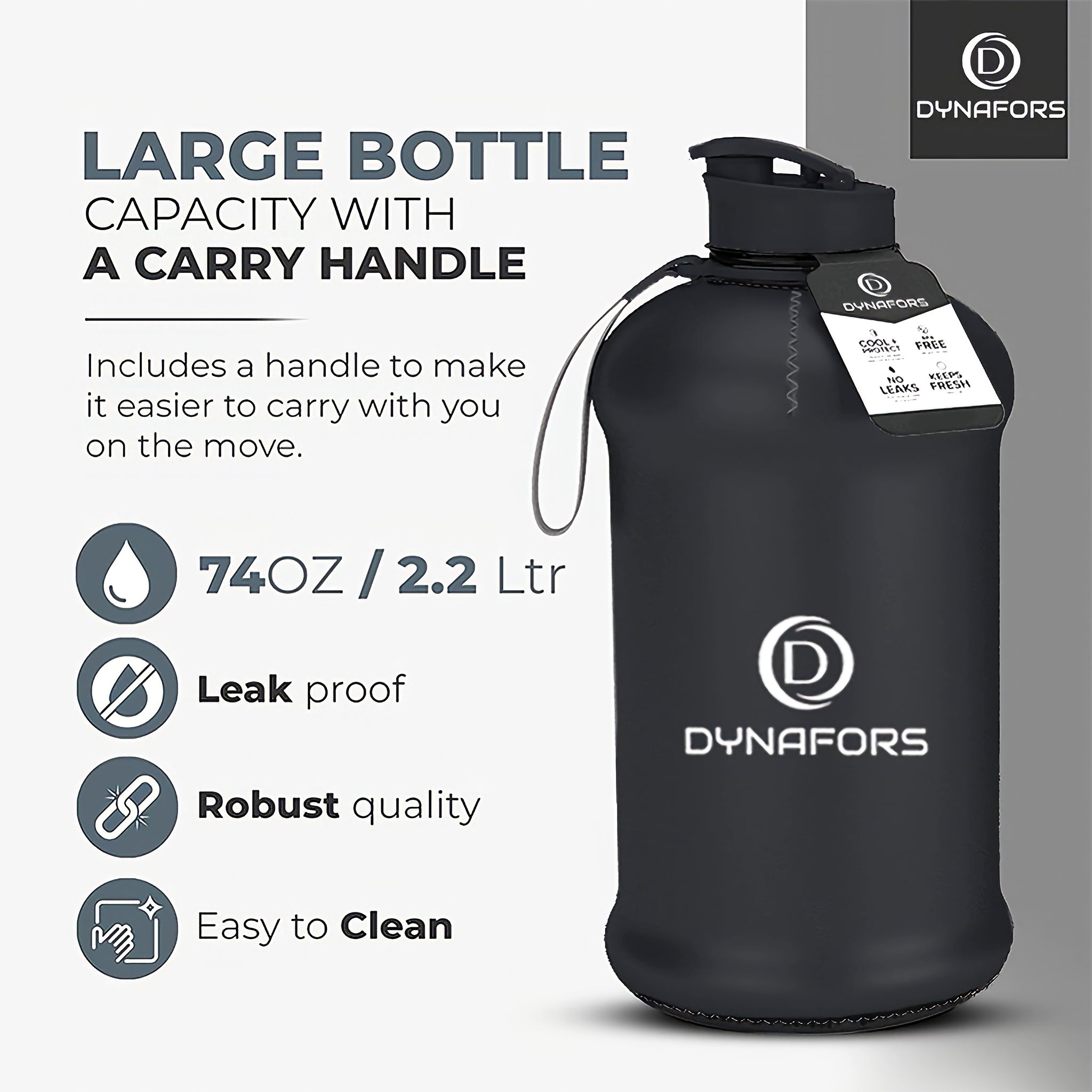 Dynafors™ Midnight Water Bottle (2.2L)